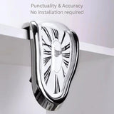 Surreal Melting Distorted Wall Clock