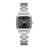Women's Tonneau Dial Stainless Steel Watch