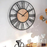 Rustic Roman Wall Clock