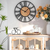 Rustic Roman Wall Clock