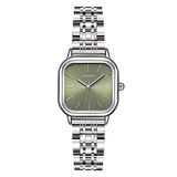 Women's Tonneau Dial Stainless Steel Watch