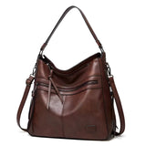 Women’s Large Capacity Leather Travel Bag
