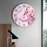 Silent Marble Gradient Color Wall Clock