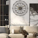 Polygonal Modern Wall Clock