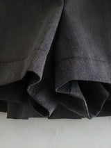 Vintage high-waisted pleated mini skirt