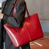 Stylish Leather Large Tote Bag