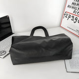 Women's Retro-Style Large Capacity Leather Tote Bag