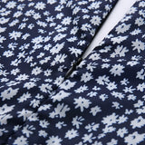 Floral Mini Skirt with V-Neck Detail