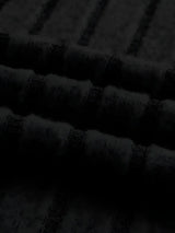 Women's high-waist ribbed knit pencil skirt