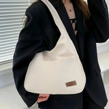 Women's Leather Shoulder Tote Bag