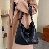 Women's Leather Shoulder Tote Bag