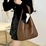 Women's Leather Shoulder Tote Bag