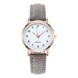Watch with Leather Strap for Women
