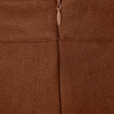 Women's high-waist faux suede mini skirt