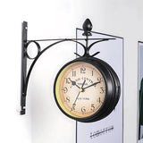 Double-Sided Retro Wall Clock