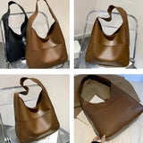 Women's Leather Shoulder Tote Bag