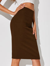 Women's high-waisted bodycon skirt