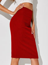 Women's high-waisted bodycon skirt