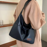 Women's Leather Shoulder Tote Bag