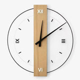 Silent Wooden Wall Clock