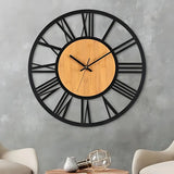 Rustic Roman Wall Clock