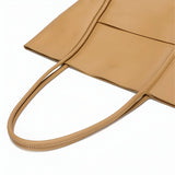 Women's Spacious Split Leather Tote Bag