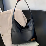 Women's Leather Shoulder Tote Bag