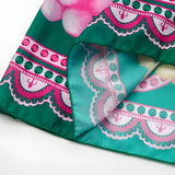 Deep V-Neck One-Piece Swimsuit with Long Skirt