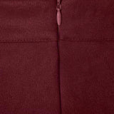 Women's high-waist faux suede mini skirt