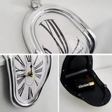 Surreal Melting Distorted Wall Clock