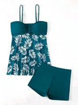 Women's Tankini Two Piece Set