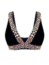 Leopard Print Swimsuit Two-Piece Set