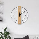 Silent Wooden Wall Clock