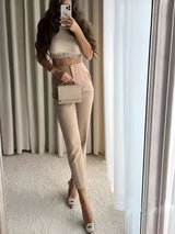 Versatile high-waisted vintage pants