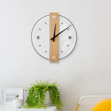 Silent Wooden Wall Clock