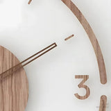 Nordic Silent Wooden Wall Clock
