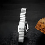Sleek Oval Quartz Wristwatch