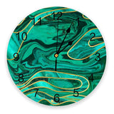 Silent Marble Gradient Color Wall Clock