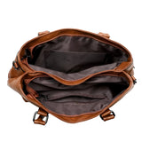 Large Capacity Retro Leather Boston Bag