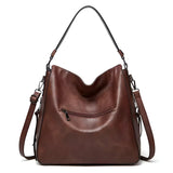 Women’s Large Capacity Leather Travel Bag