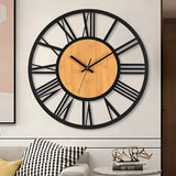 Rustic Roman Wall Clock
