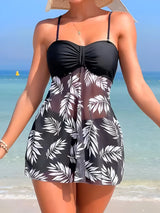 Women's Tankini Two Piece Set