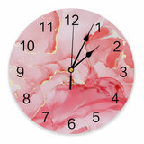 Silent Marble Gradient Color Wall Clock