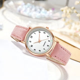 Watch with Leather Strap for Women