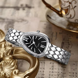 Women's Crystal-Accented Bracelet Watch