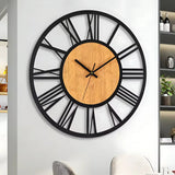 Rustic Roman Wall Clock