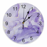 Silent Marble Gradient Color Wall Clock