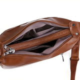 Large Capacity Leather Crossbody Bag