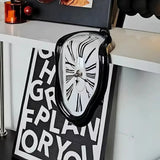 Surreal Melting Distorted Wall Clock