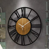 Rustic Roman Wall Clock